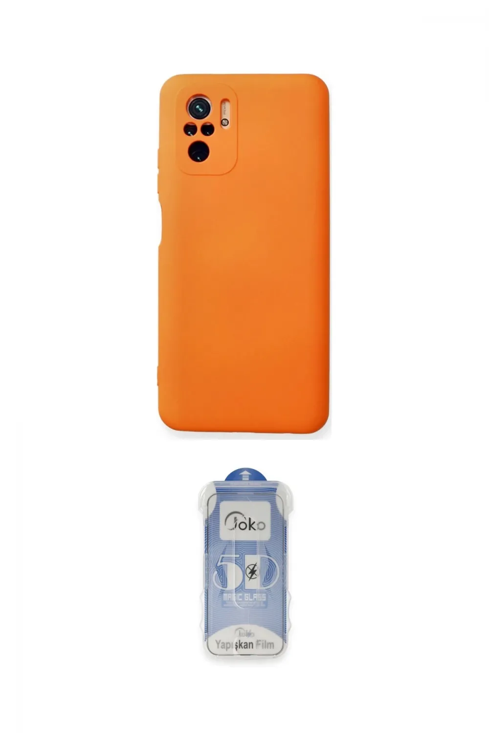 ieg™ Redmi Note 10 Kılıf Ahenk Serisi - Şeffaf Joko Magic 5D Cam