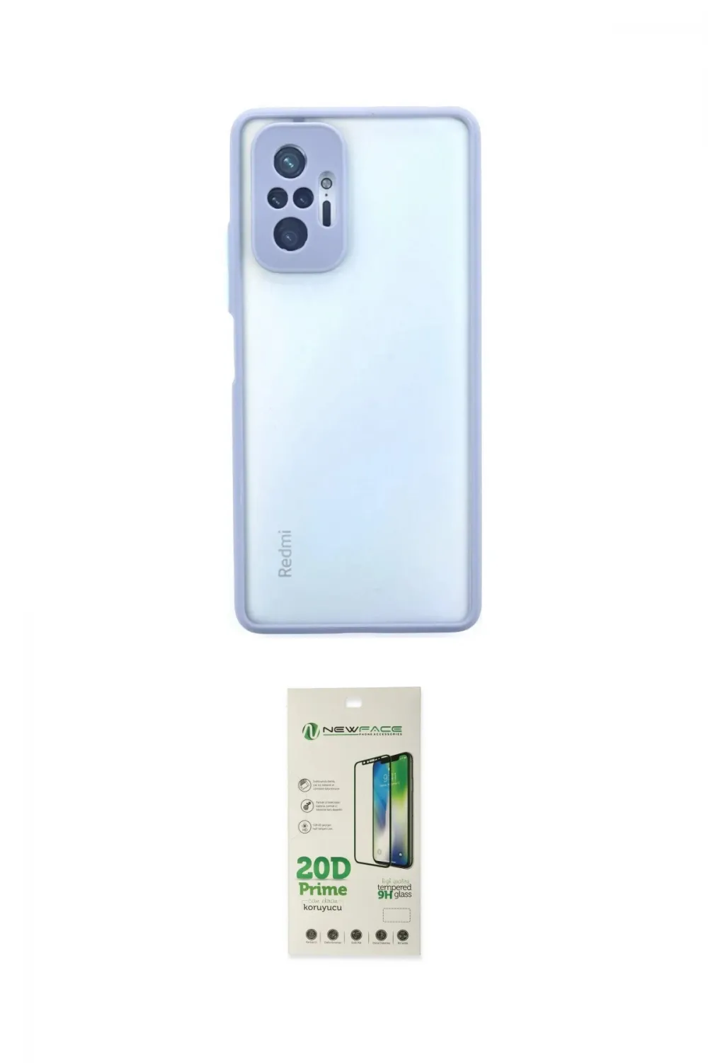 ieg™ Redmi Note 10 Pro Kılıf Ahenk Çizgi Serisi - Siyah 20D Premium Cam Ekran Koruyucu