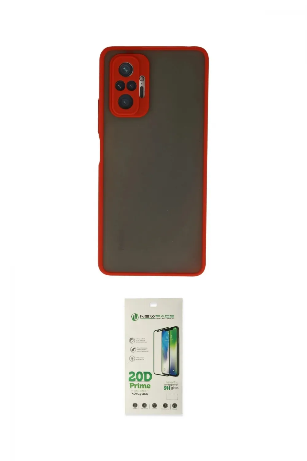 ieg™ Redmi Note 10 Pro Kılıf Ahenk Çizgi Serisi - Siyah 20D Premium Cam Ekran Koruyucu