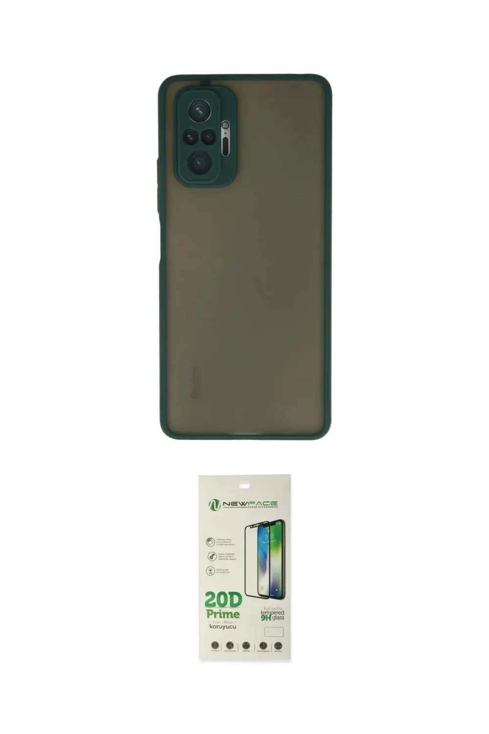 ieg™ Redmi Note 10 Pro Kılıf Ahenk Çizgi Serisi - Siyah 20D Premium Cam Ekran Koruyucu