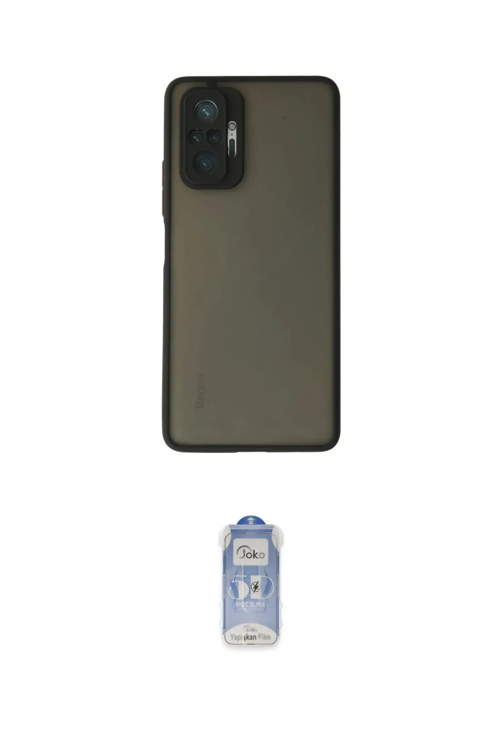 ieg™ Redmi Note 10 Pro Kılıf Ahenk Çizgi Serisi - Siyah Joko Magic 5D Cam