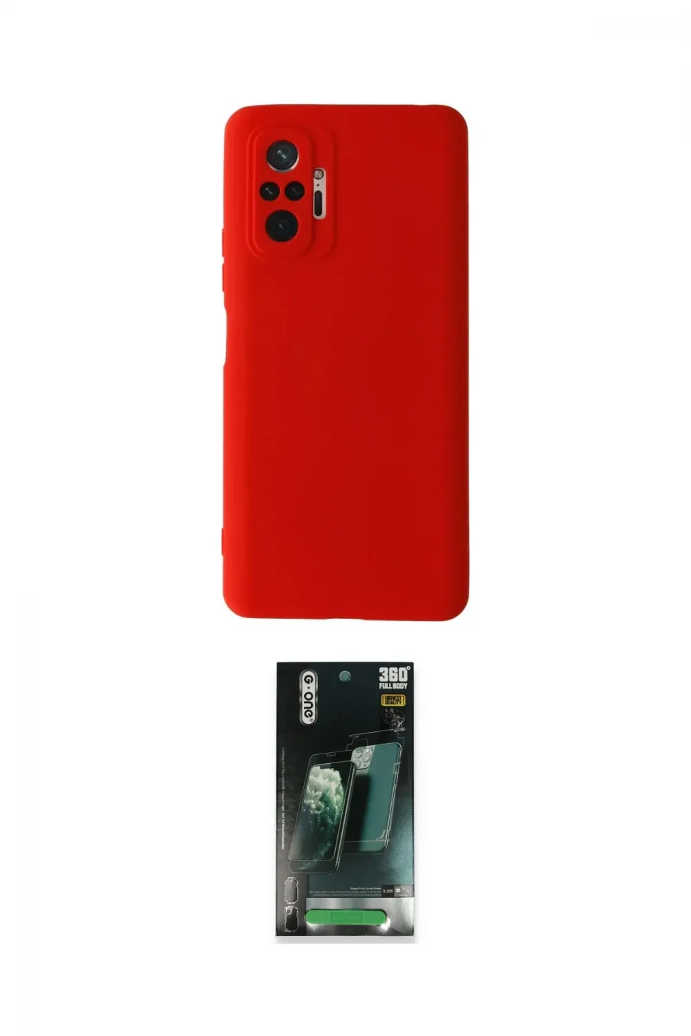 ieg™ Redmi Note 10 Pro Kılıf Ahenk Serisi - Şeffaf 360 Full Body Arka Koruyucu
