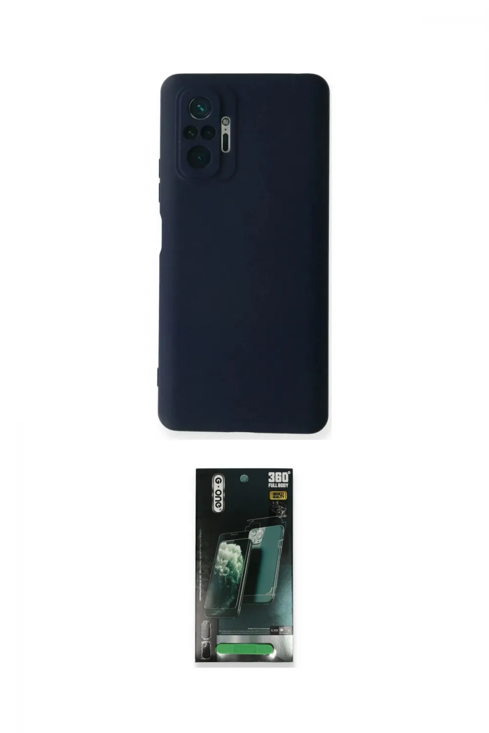 ieg™ Redmi Note 10 Pro Kılıf Ahenk Serisi - Şeffaf 360 Full Body Arka Koruyucu