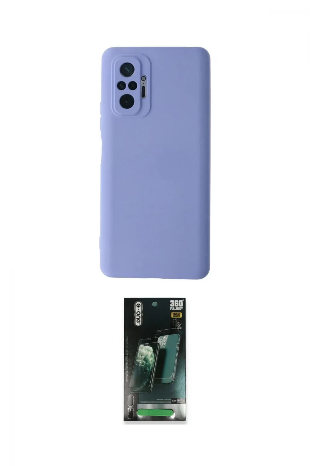 ieg™ Redmi Note 10 Pro Kılıf Ahenk Serisi - Şeffaf 360 Full Body Arka Koruyucu
