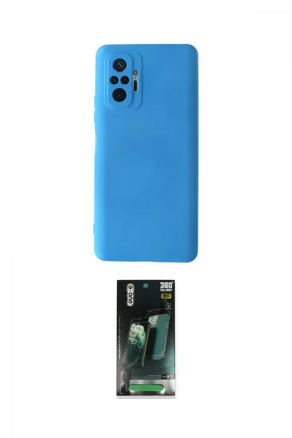 ieg™ Redmi Note 10 Pro Kılıf Ahenk Serisi - Şeffaf 360 Full Body Arka Koruyucu