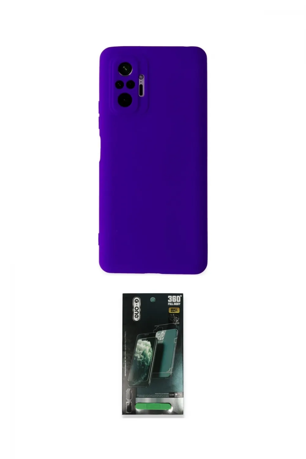 ieg™ Redmi Note 10 Pro Kılıf Ahenk Serisi - Şeffaf 360 Full Body Arka Koruyucu