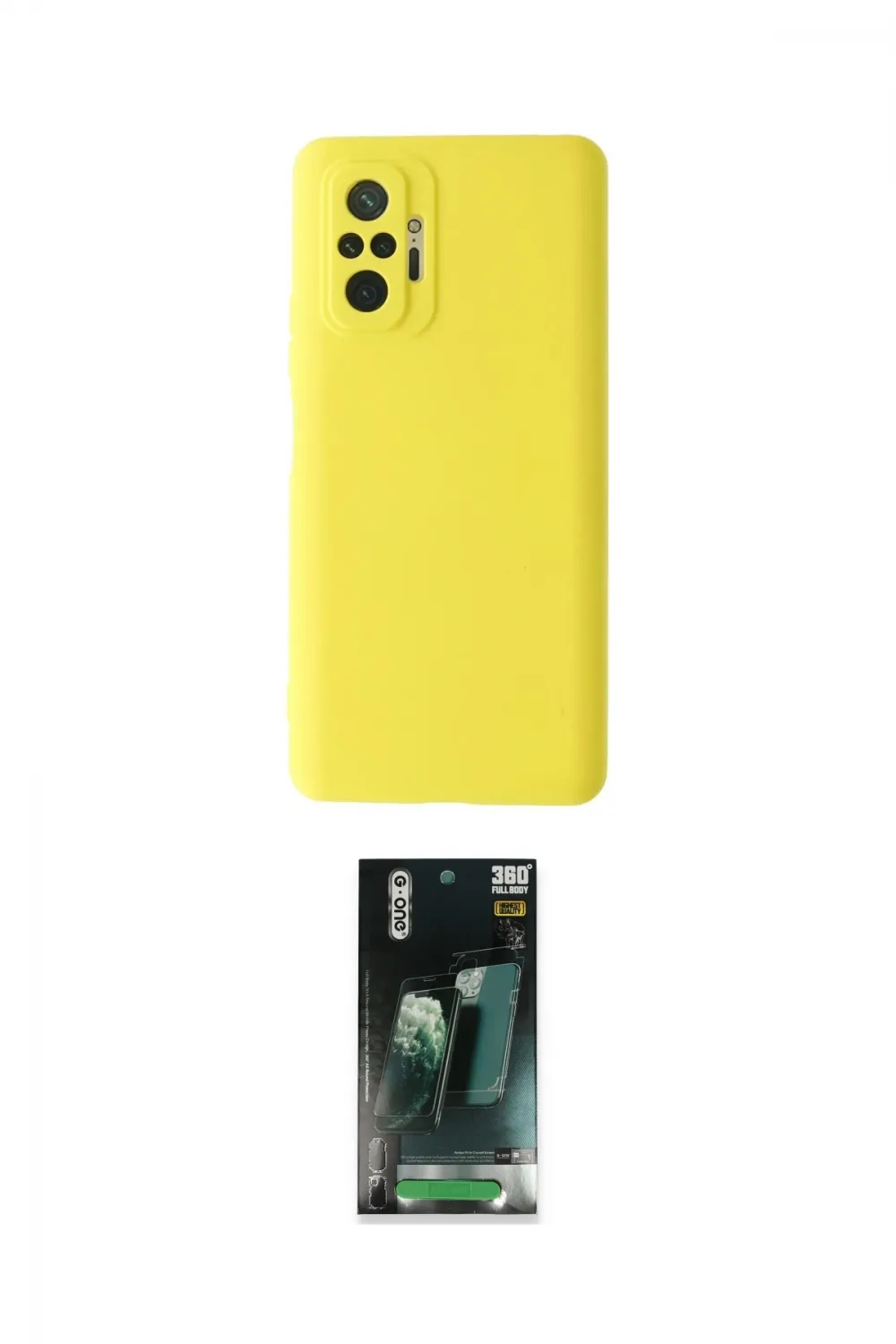 ieg™ Redmi Note 10 Pro Kılıf Ahenk Serisi - Şeffaf 360 Full Body Arka Koruyucu