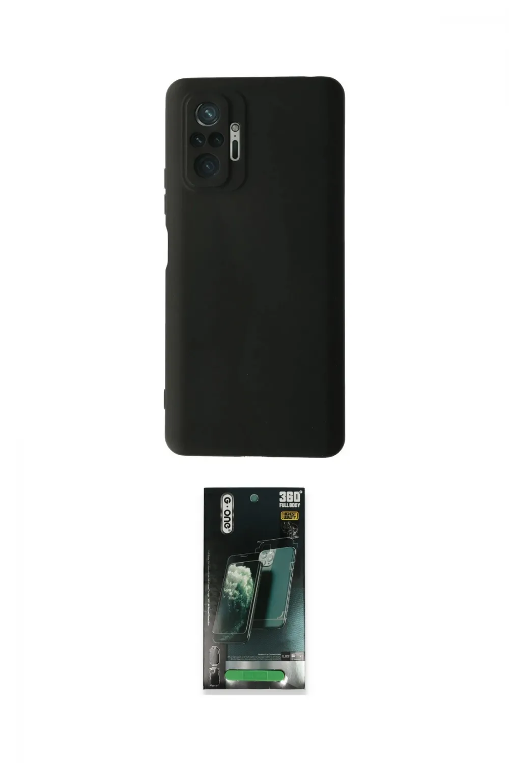 ieg™ Redmi Note 10 Pro Kılıf Ahenk Serisi - Şeffaf 360 Full Body Arka Koruyucu