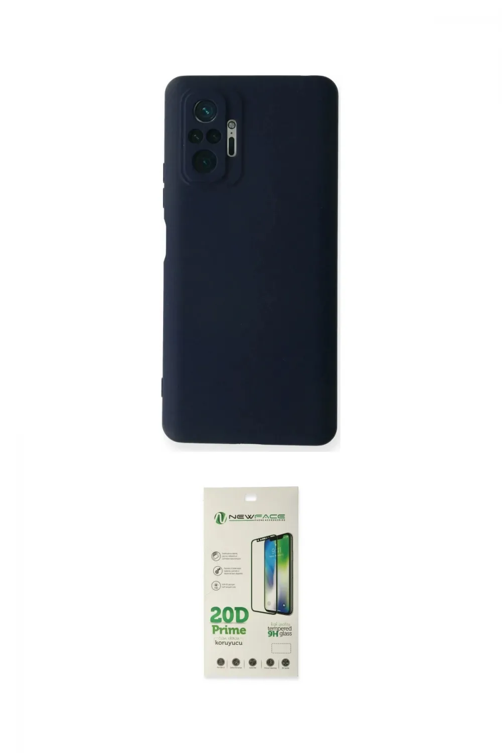 ieg™ Redmi Note 10 Pro Kılıf Ahenk Serisi - Siyah 20D Premium Cam Ekran Koruyucu