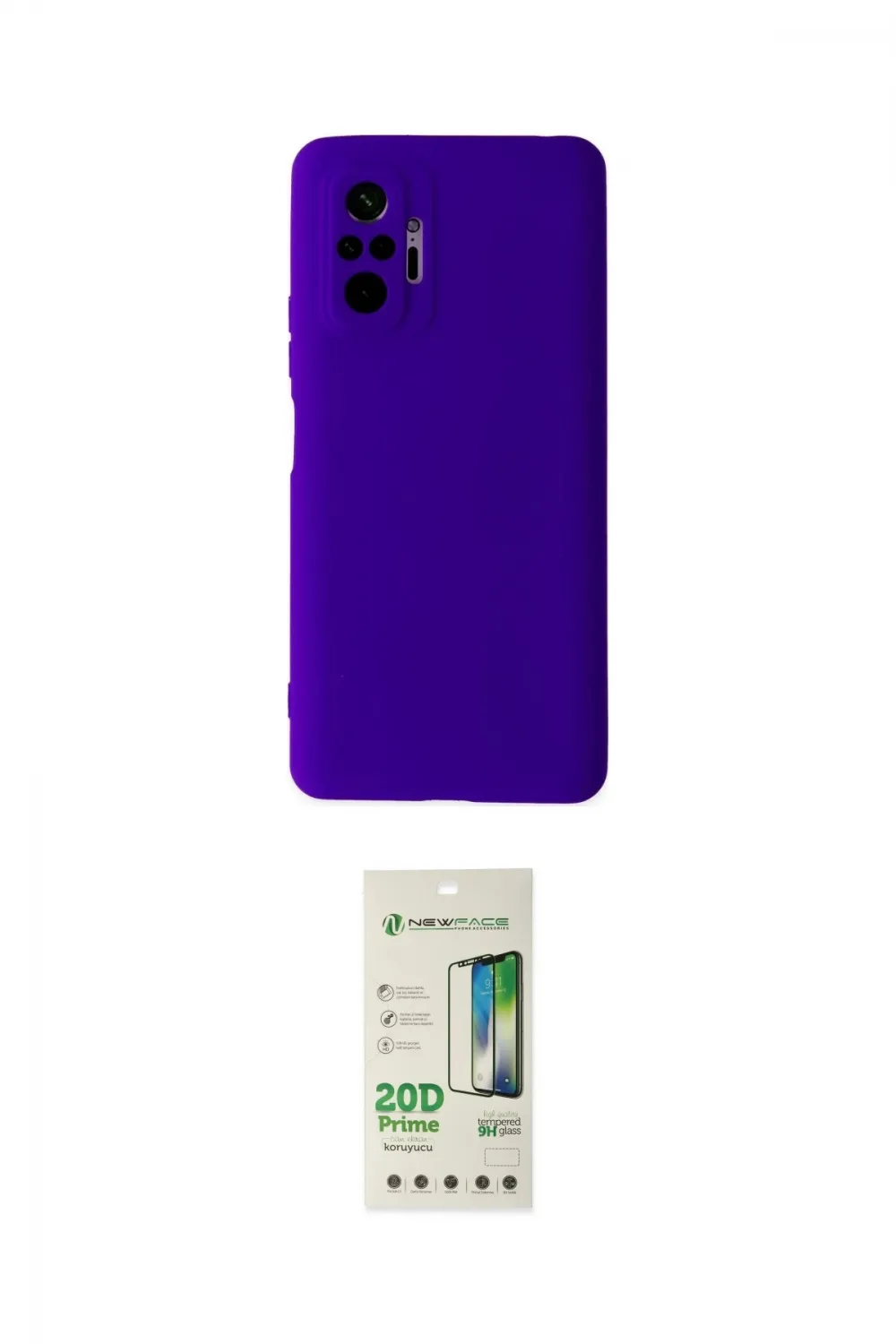 ieg™ Redmi Note 10 Pro Kılıf Ahenk Serisi - Siyah 20D Premium Cam Ekran Koruyucu