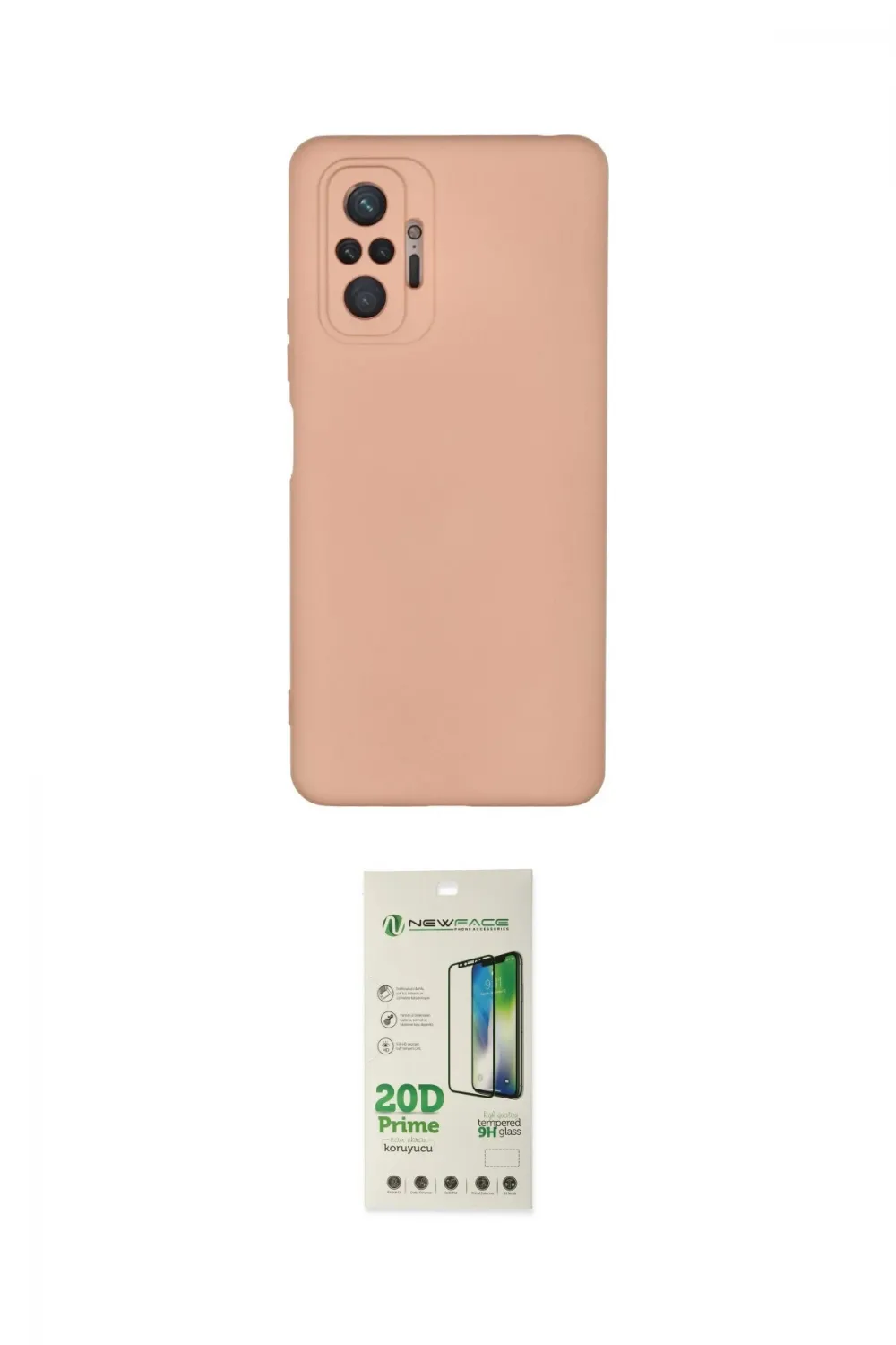 ieg™ Redmi Note 10 Pro Kılıf Ahenk Serisi - Siyah 20D Premium Cam Ekran Koruyucu