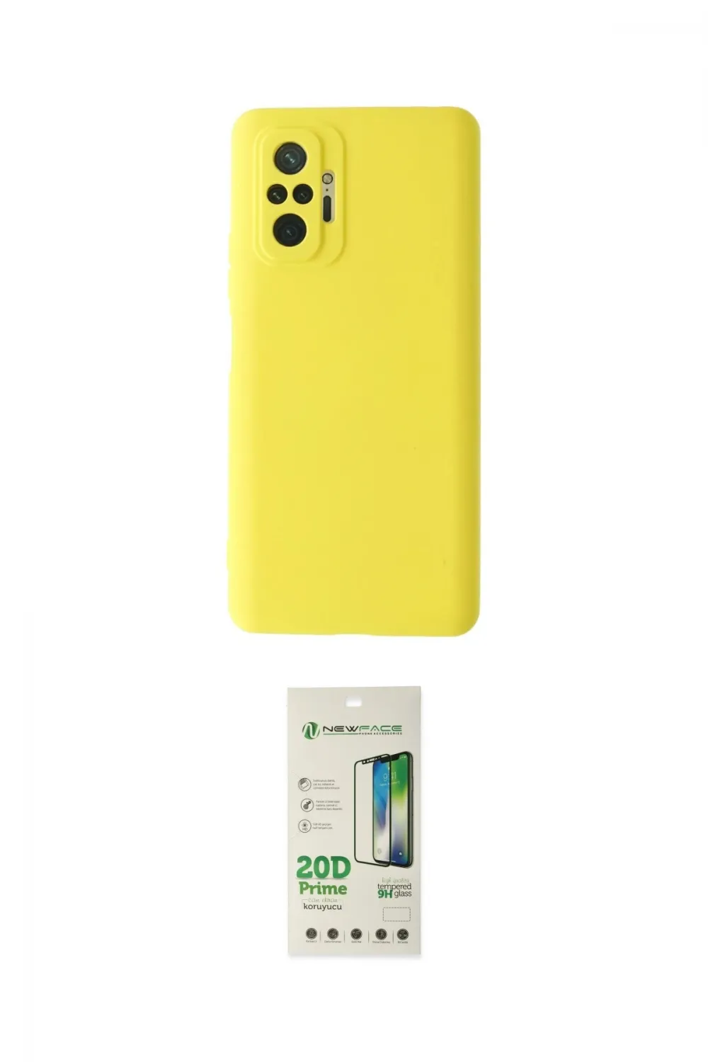 ieg™ Redmi Note 10 Pro Kılıf Ahenk Serisi - Siyah 20D Premium Cam Ekran Koruyucu
