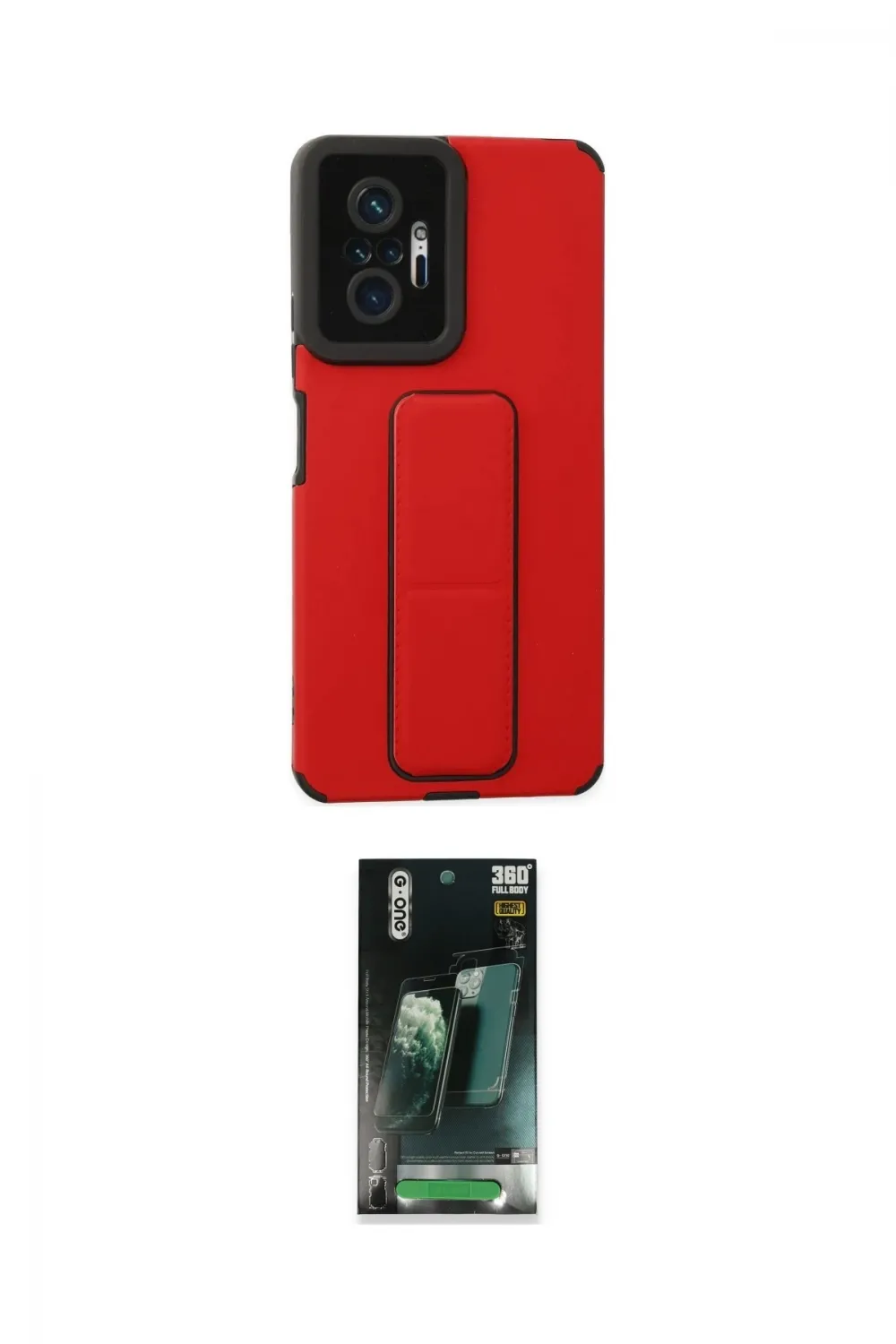 ieg™ Redmi Note 10 Pro Kılıf Çekirdek Yansıma - Şeffaf 360 Full Body Arka Koruyucu