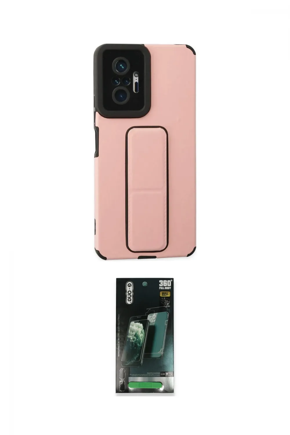 ieg™ Redmi Note 10 Pro Kılıf Çekirdek Yansıma - Şeffaf 360 Full Body Arka Koruyucu