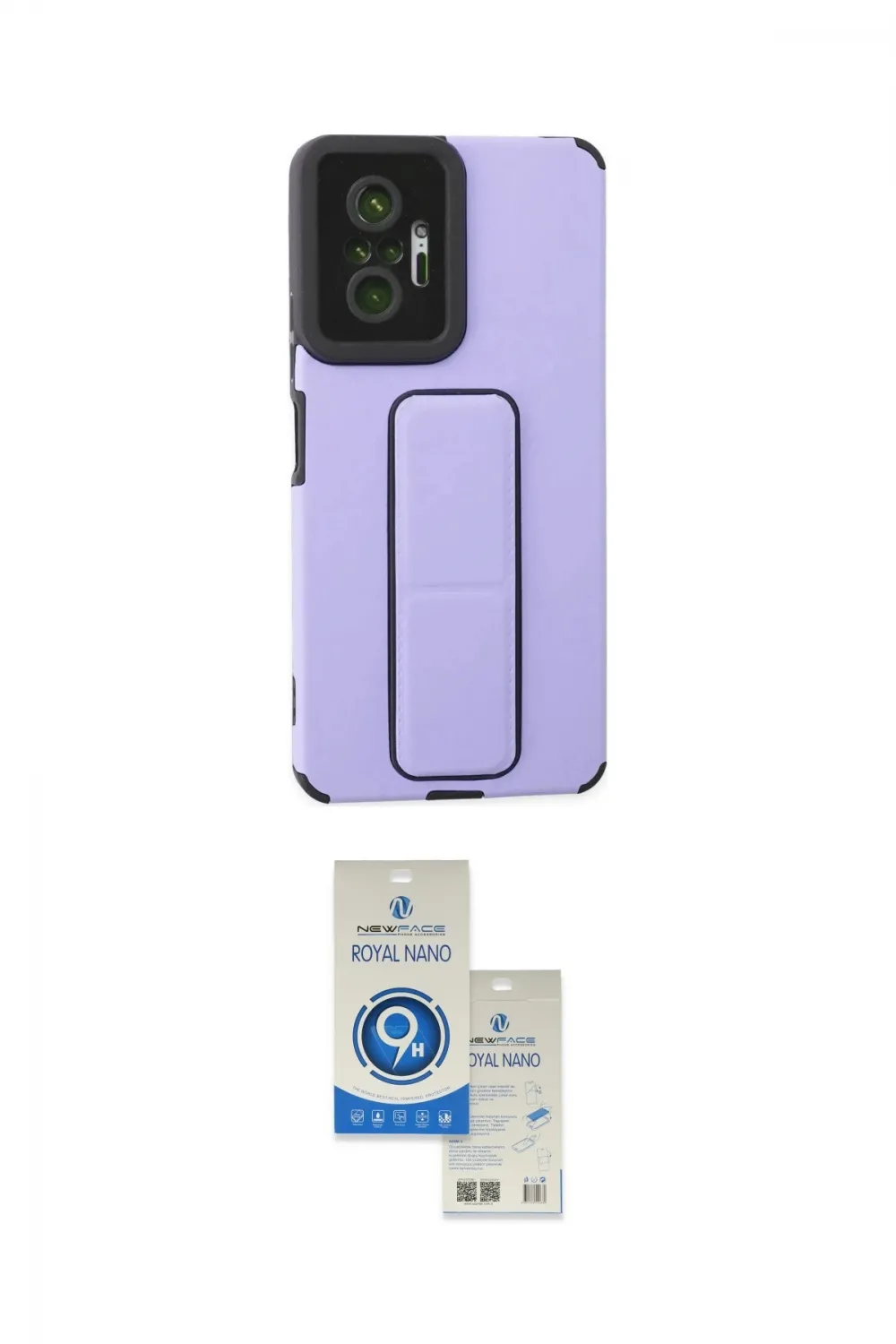 ieg™ Redmi Note 10 Pro Kılıf Çekirdek Yansıma - Şeffaf Royal Nano Ekran Koruyucu