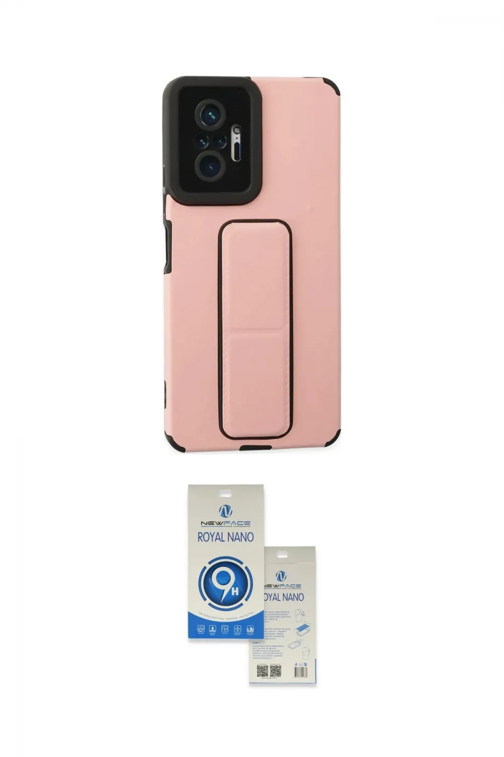 ieg™ Redmi Note 10 Pro Kılıf Çekirdek Yansıma - Şeffaf Royal Nano Ekran Koruyucu