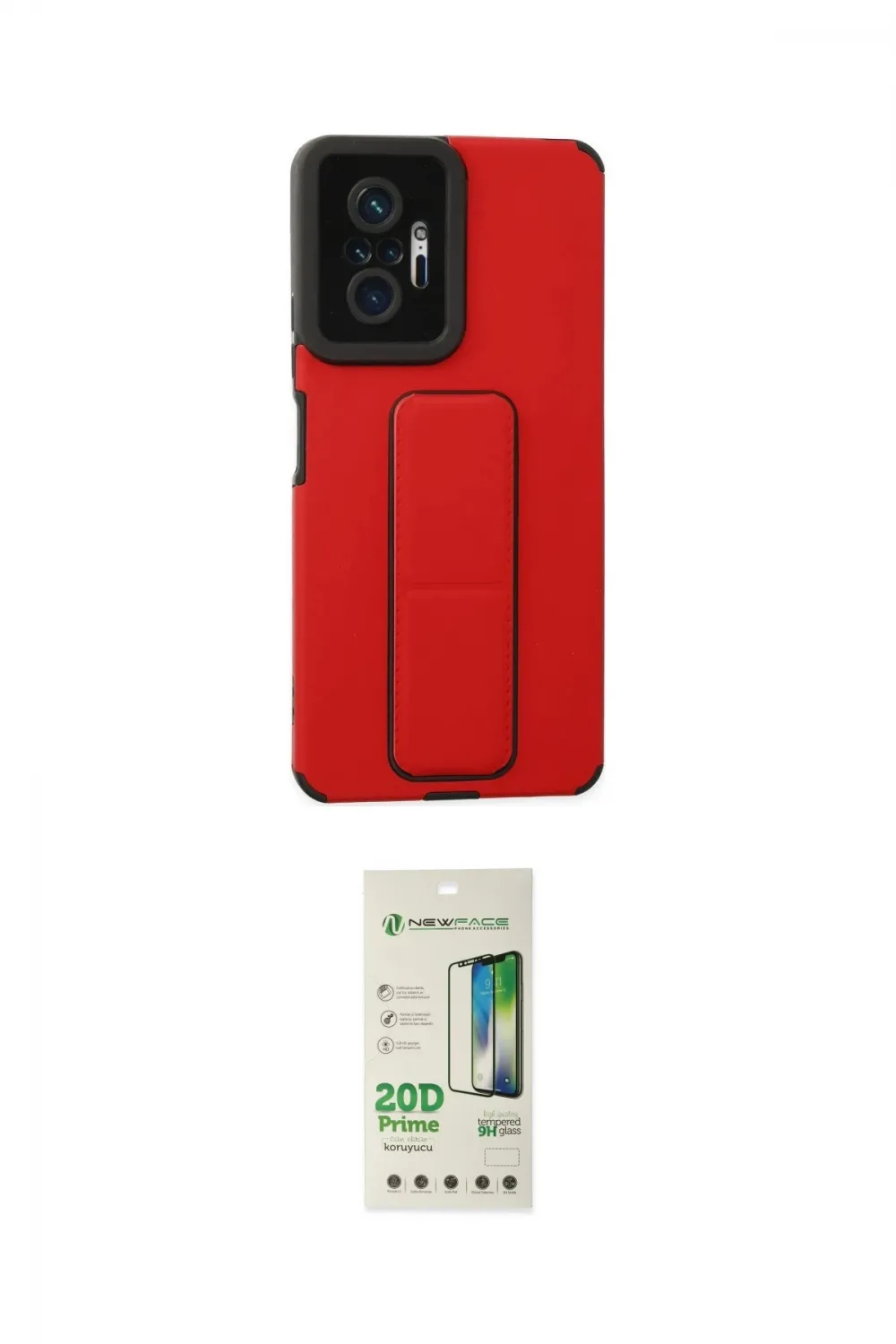 ieg™ Redmi Note 10 Pro Kılıf Çekirdek Yansıma - Siyah 20D Premium Cam Ekran Koruyucu