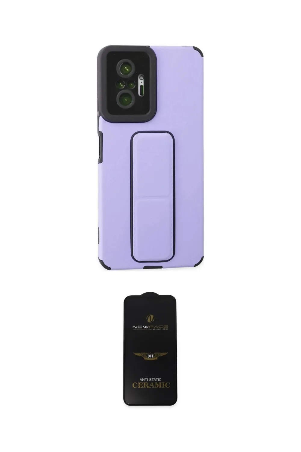 ieg™ Redmi Note 10 Pro Kılıf Çekirdek Yansıma - Siyah 6D Antistatik Mat Seramik Hayalet Nano Ekran Koruyucu