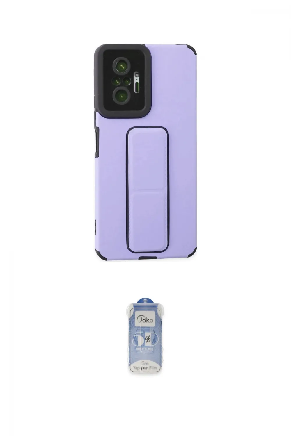 ieg™ Redmi Note 10 Pro Kılıf Çekirdek Yansıma - Siyah Joko Magic 5D Cam