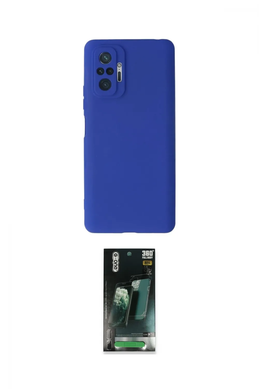 ieg™ Redmi Note 10 Pro Kılıf Kozmos Yansıma Özel Seri - Şeffaf 360 Full Body Arka Koruyucu