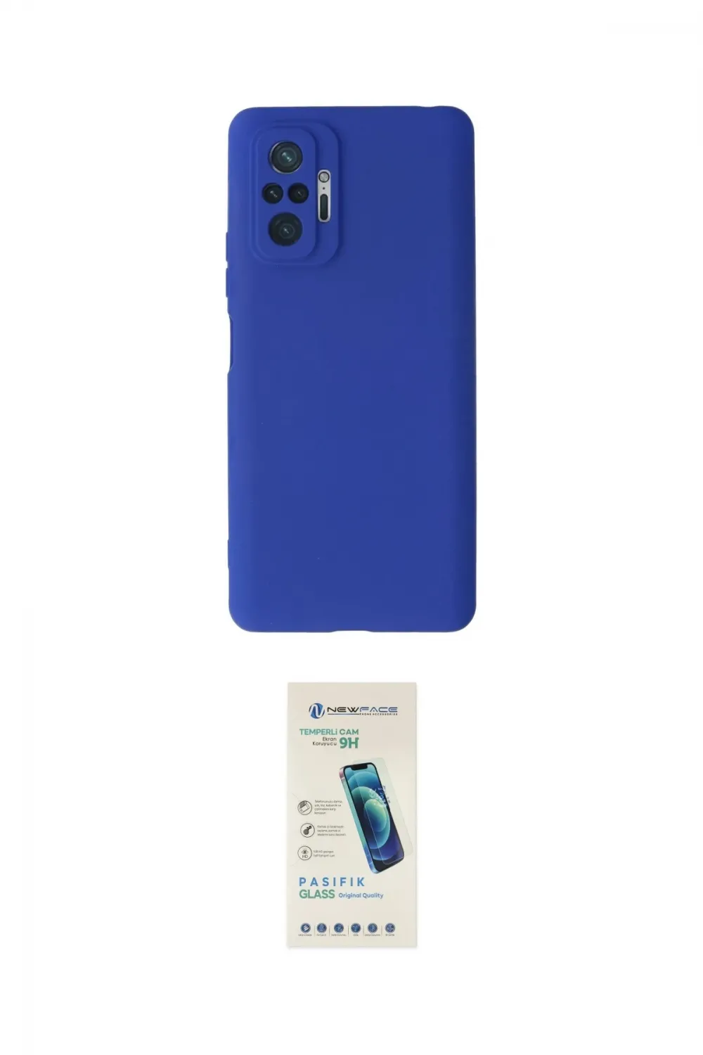 ieg™ Redmi Note 10 Pro Kılıf Kozmos Yansıma Özel Seri - Şeffaf Pasifik Cam Ekran Koruyucu