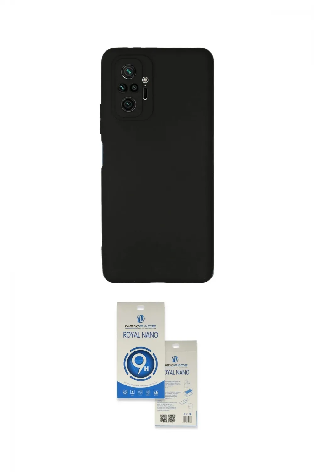 ieg™ Redmi Note 10 Pro Kılıf Kozmos Yansıma Özel Seri - Şeffaf Royal Nano Ekran Koruyucu