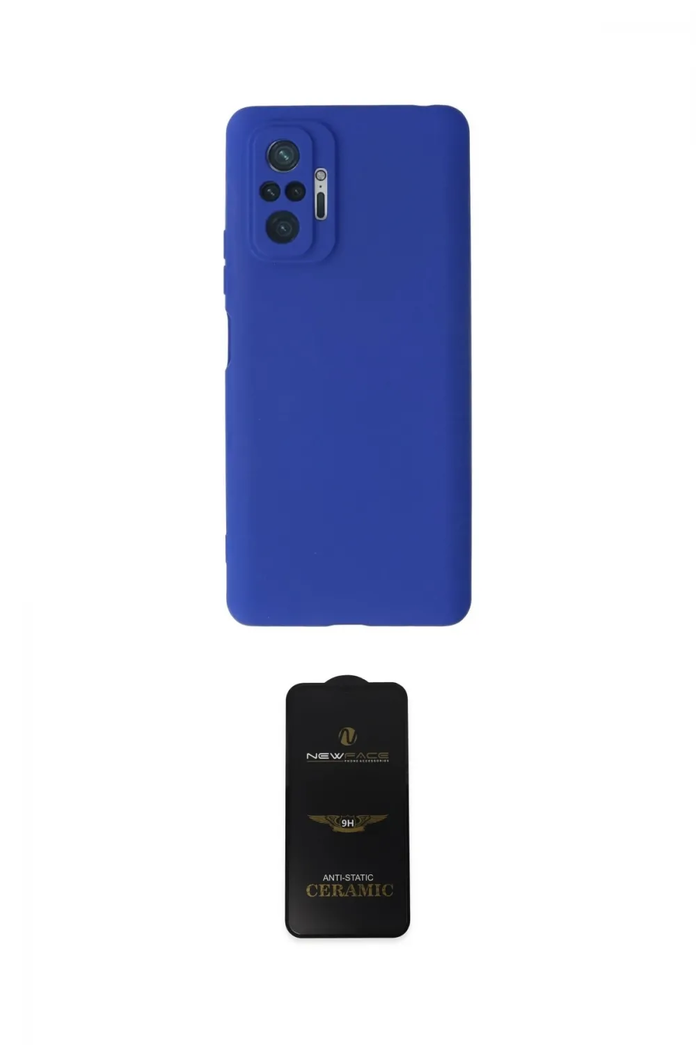 ieg™ Redmi Note 10 Pro Kılıf Kozmos Yansıma Özel Seri - Siyah 6D Antistatik Mat Seramik Hayalet Nano Ekran Koruyucu