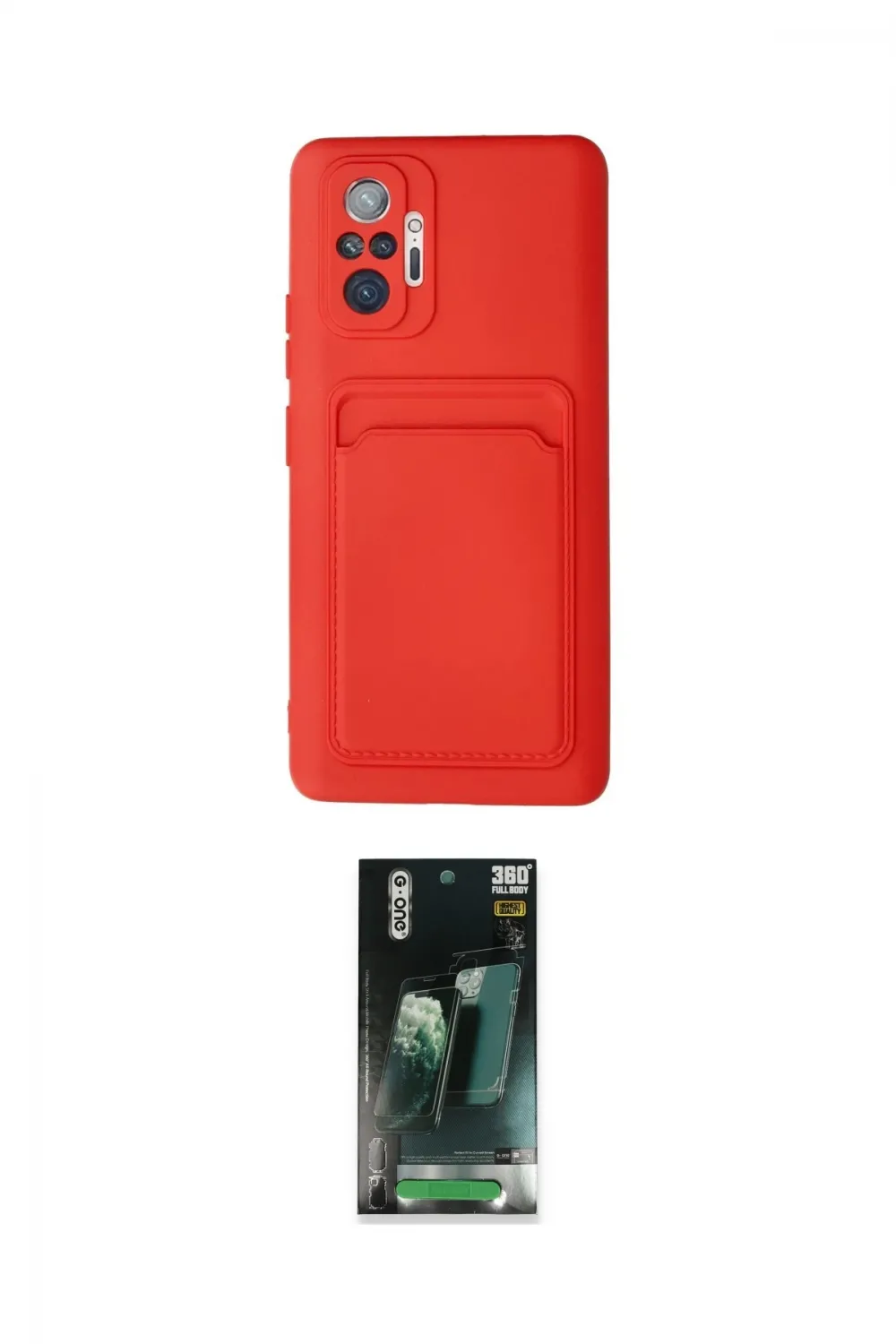 ieg™ Redmi Note 10 Pro Kılıf Vadi Çizgi Prime - Şeffaf 360 Full Body Arka Koruyucu