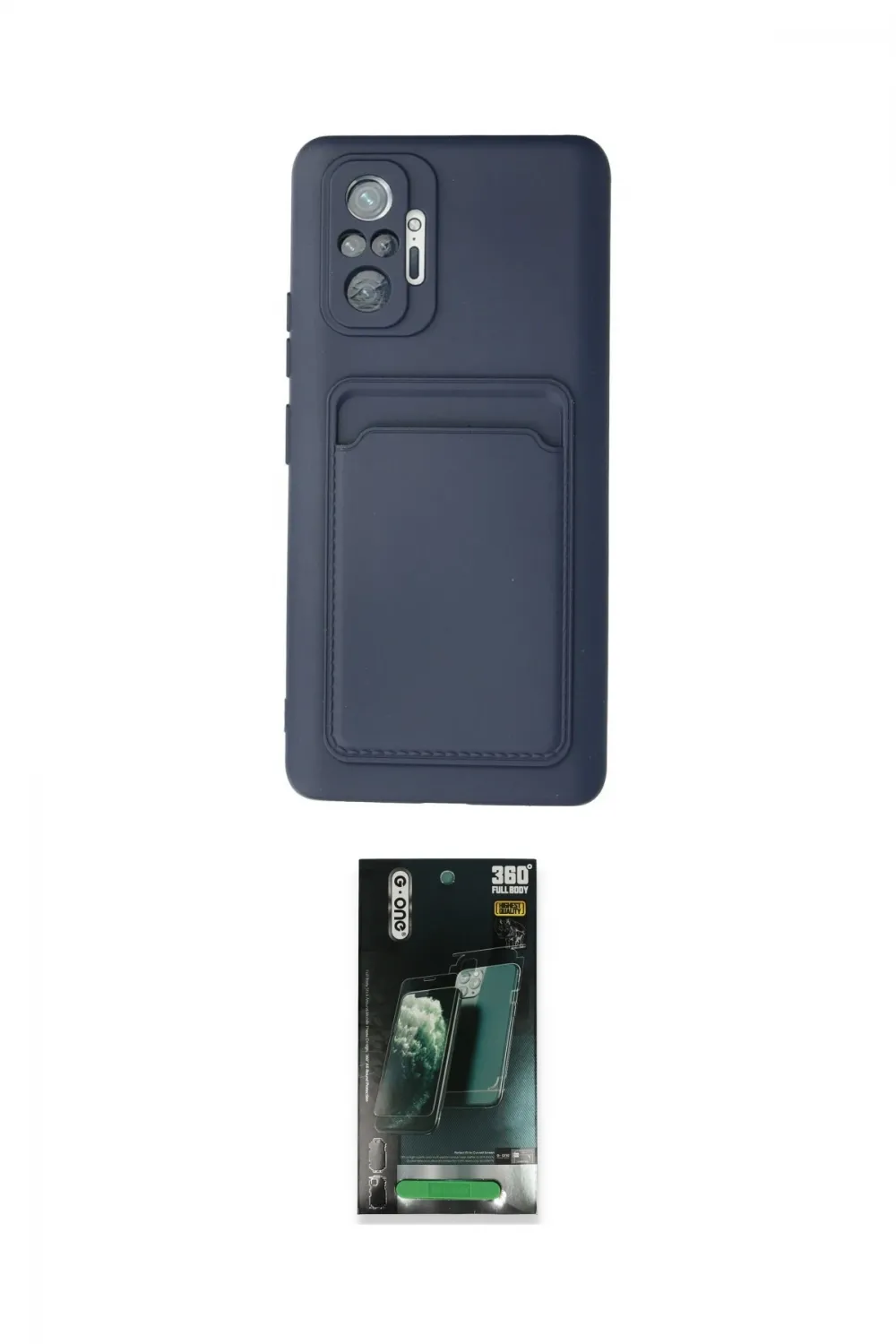 ieg™ Redmi Note 10 Pro Kılıf Vadi Çizgi Prime - Şeffaf 360 Full Body Arka Koruyucu