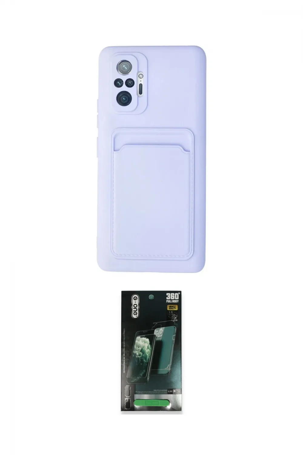 ieg™ Redmi Note 10 Pro Kılıf Vadi Çizgi Prime - Şeffaf 360 Full Body Arka Koruyucu