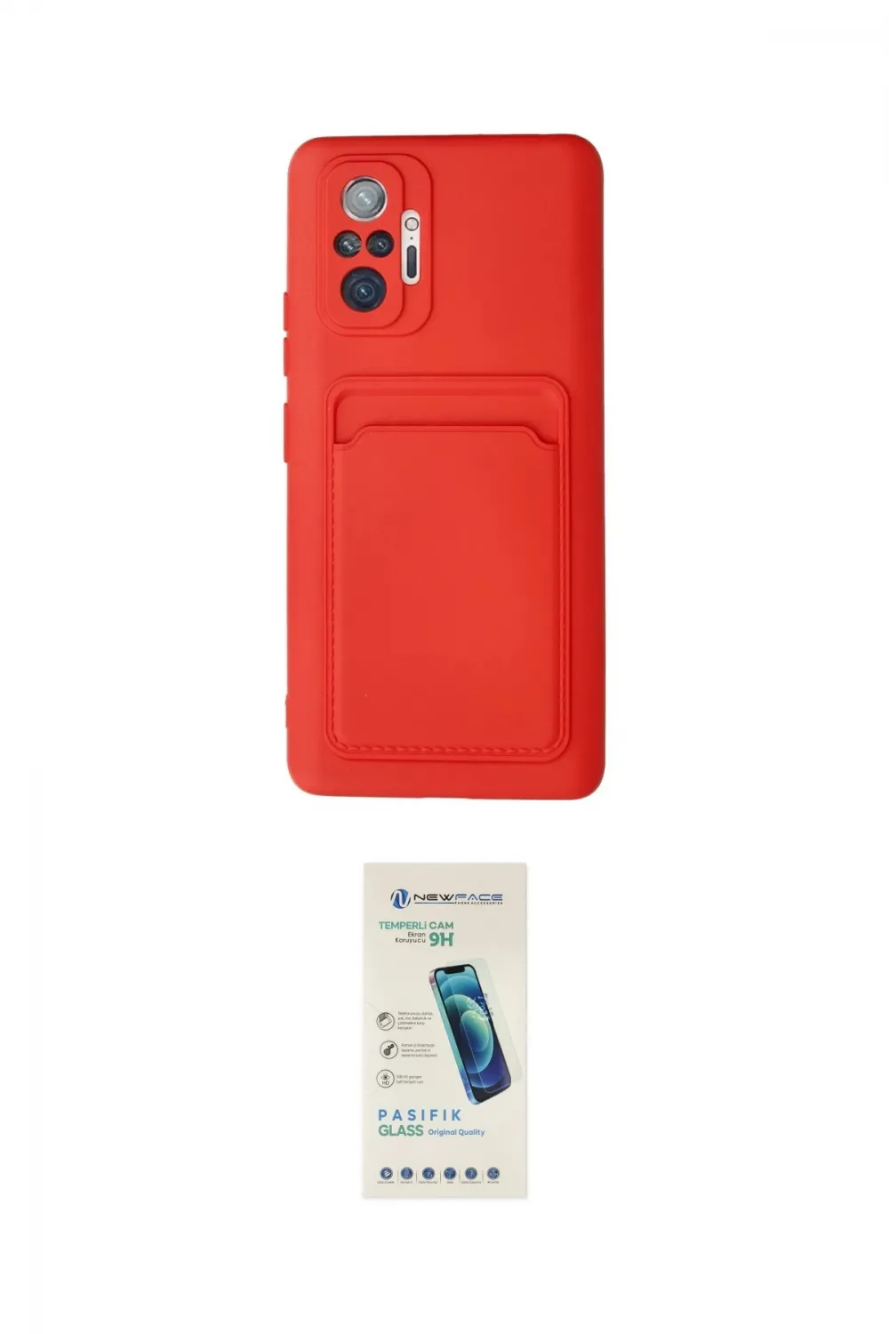 ieg™ Redmi Note 10 Pro Kılıf Vadi Çizgi Prime - Şeffaf Pasifik Cam Ekran Koruyucu