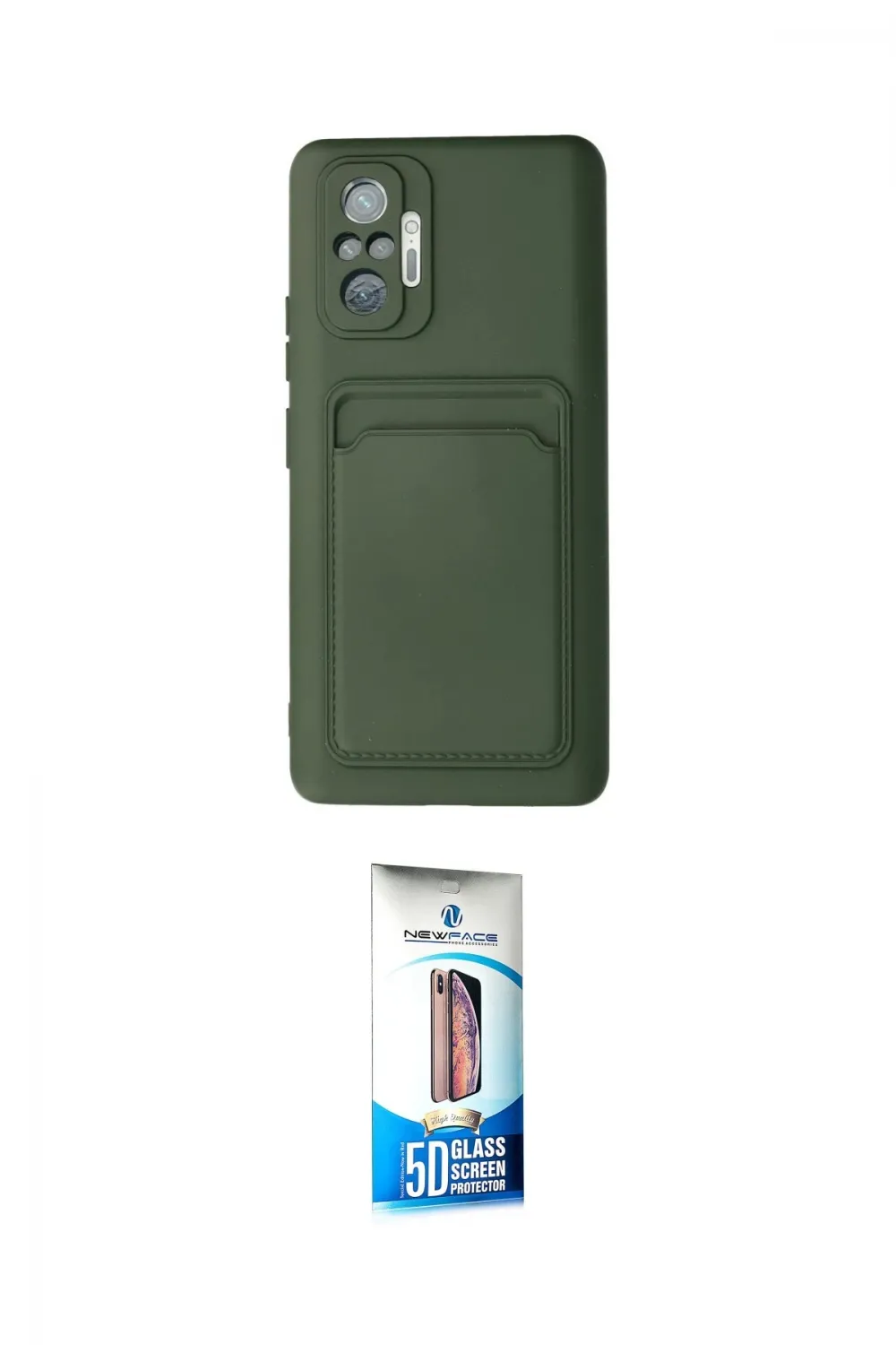 ieg™ Redmi Note 10 Pro Kılıf Vadi Çizgi Prime - Siyah 5D Eko Cam Ekran Koruyucu