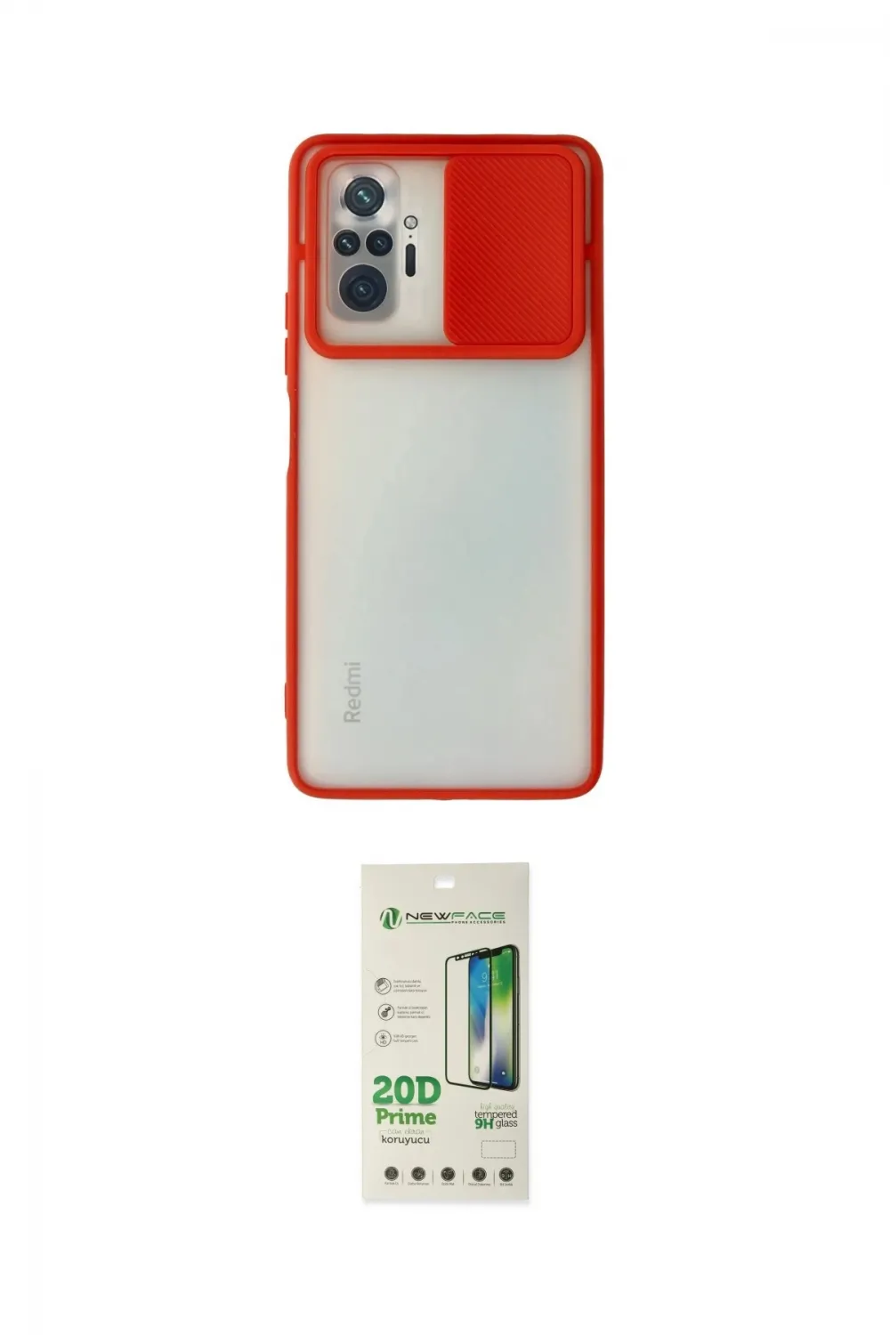 ieg™ Redmi Note 10 Pro Kılıf Vadi Çizgi - Siyah 20D Premium Cam Ekran Koruyucu