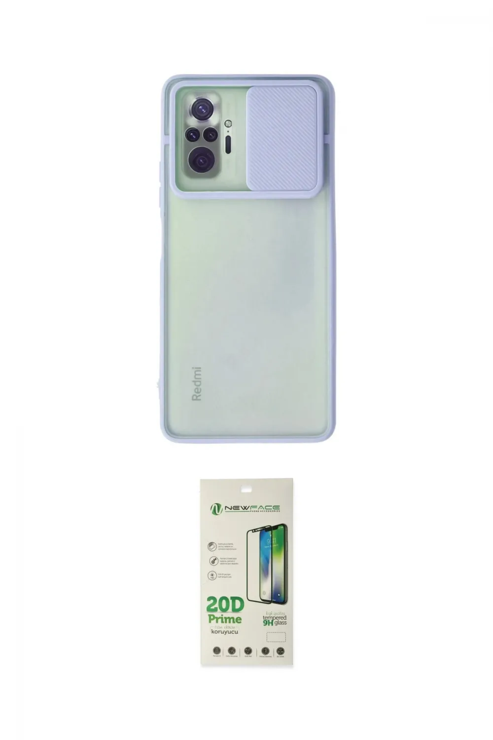 ieg™ Redmi Note 10 Pro Kılıf Vadi Çizgi - Siyah 20D Premium Cam Ekran Koruyucu
