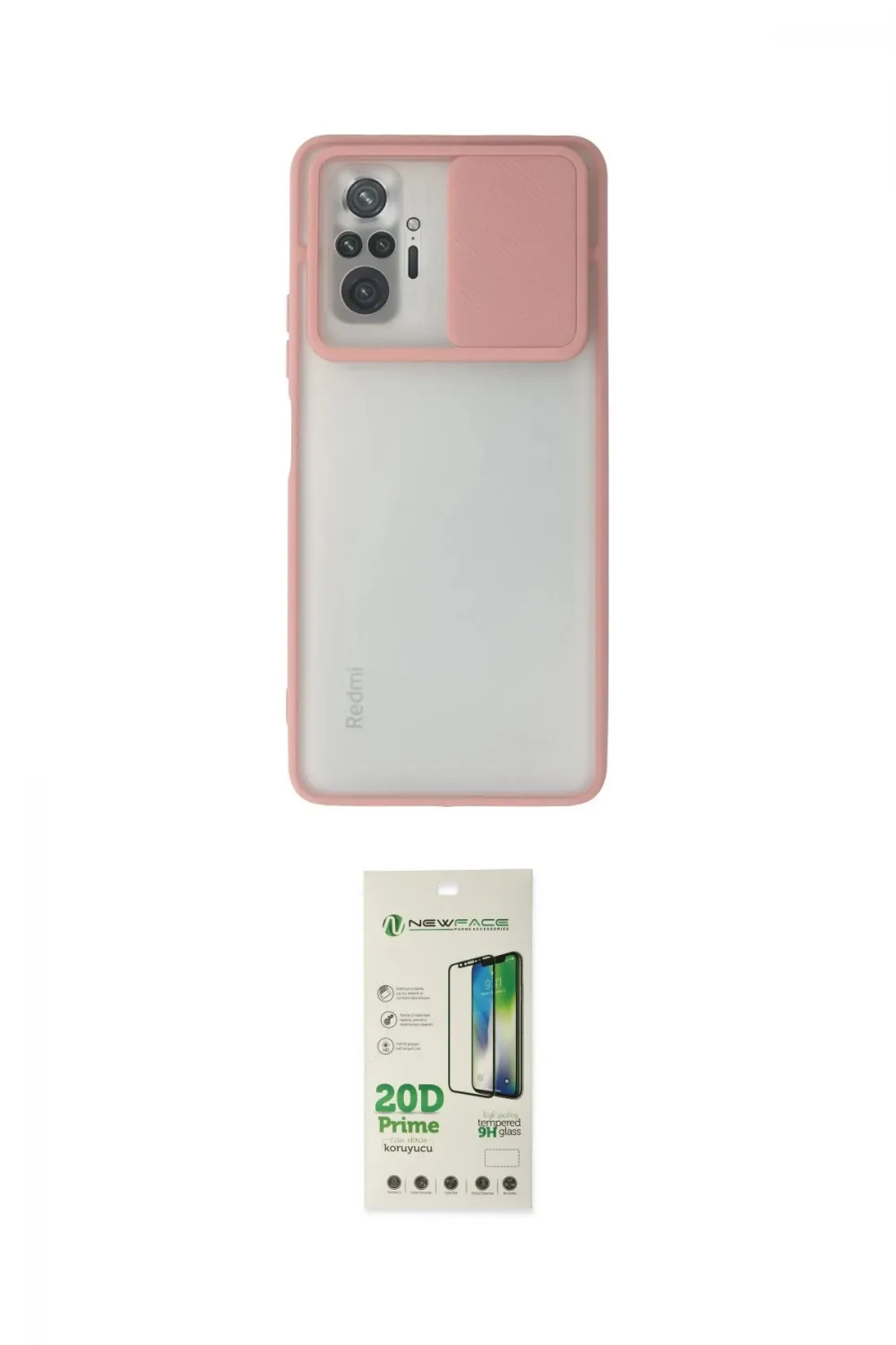 ieg™ Redmi Note 10 Pro Kılıf Vadi Çizgi - Siyah 20D Premium Cam Ekran Koruyucu