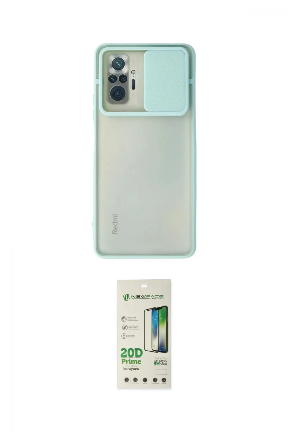 ieg™ Redmi Note 10 Pro Kılıf Vadi Çizgi - Siyah 20D Premium Cam Ekran Koruyucu