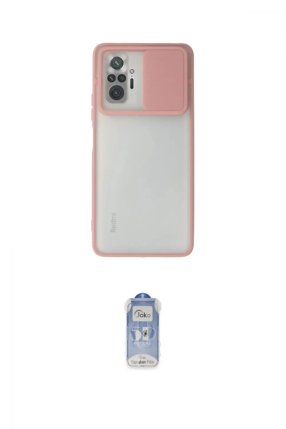 ieg™ Redmi Note 10 Pro Kılıf Vadi Çizgi - Siyah Joko Magic 5D Cam