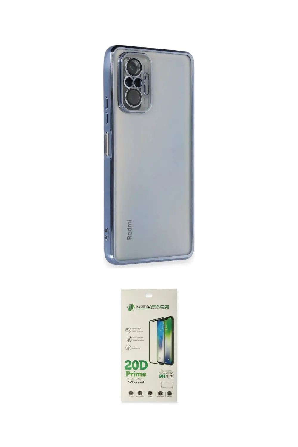 ieg™ Redmi Note 10 Pro Kılıf Vadi Minimal - Siyah 20D Premium Cam Ekran Koruyucu