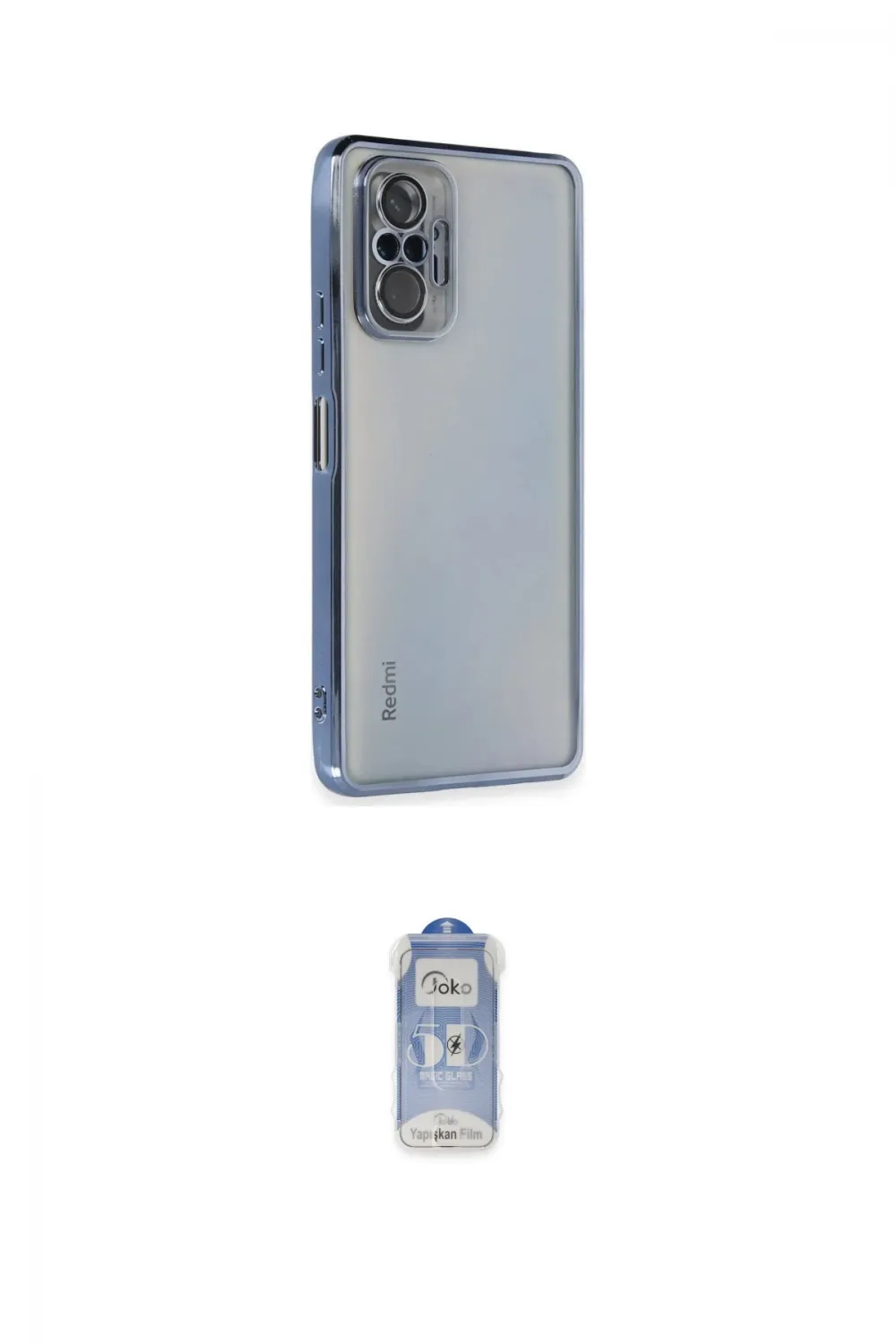 ieg™ Redmi Note 10 Pro Kılıf Vadi Minimal - Siyah Joko Magic 5D Cam