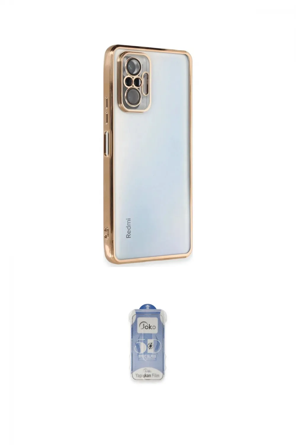 ieg™ Redmi Note 10 Pro Kılıf Vadi Minimal - Siyah Joko Magic 5D Cam