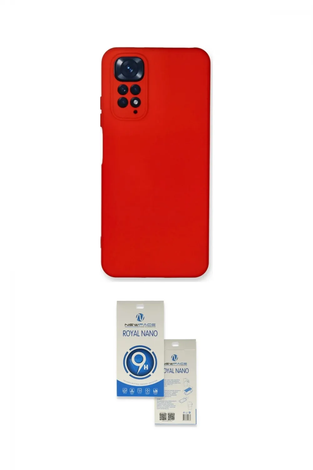 ieg™ Redmi Note 11 Kılıf Ahenk Serisi - Şeffaf Royal Nano Ekran Koruyucu