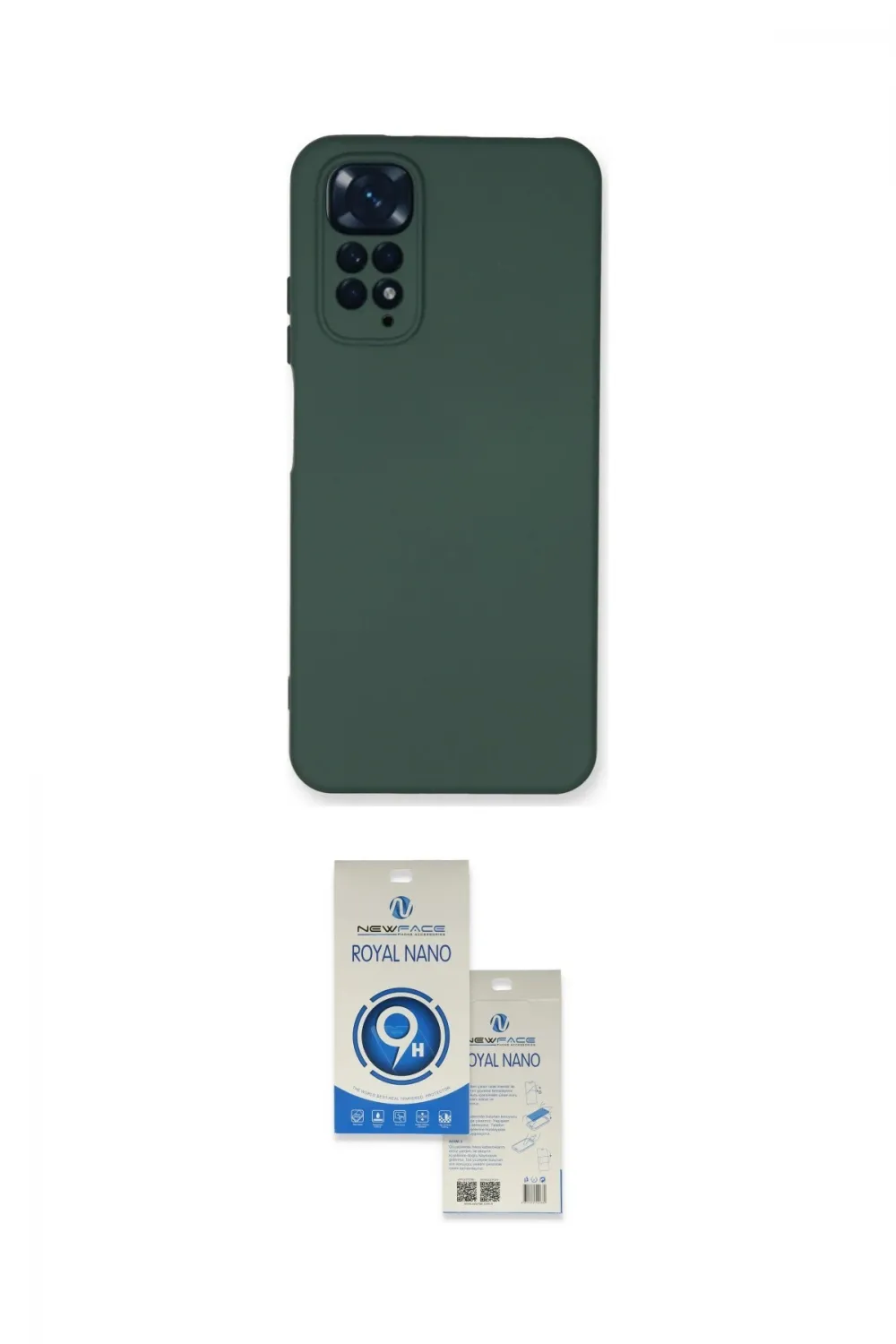ieg™ Redmi Note 11 Kılıf Ahenk Serisi - Şeffaf Royal Nano Ekran Koruyucu