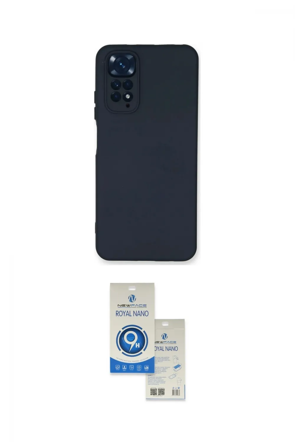 ieg™ Redmi Note 11 Kılıf Ahenk Serisi - Şeffaf Royal Nano Ekran Koruyucu