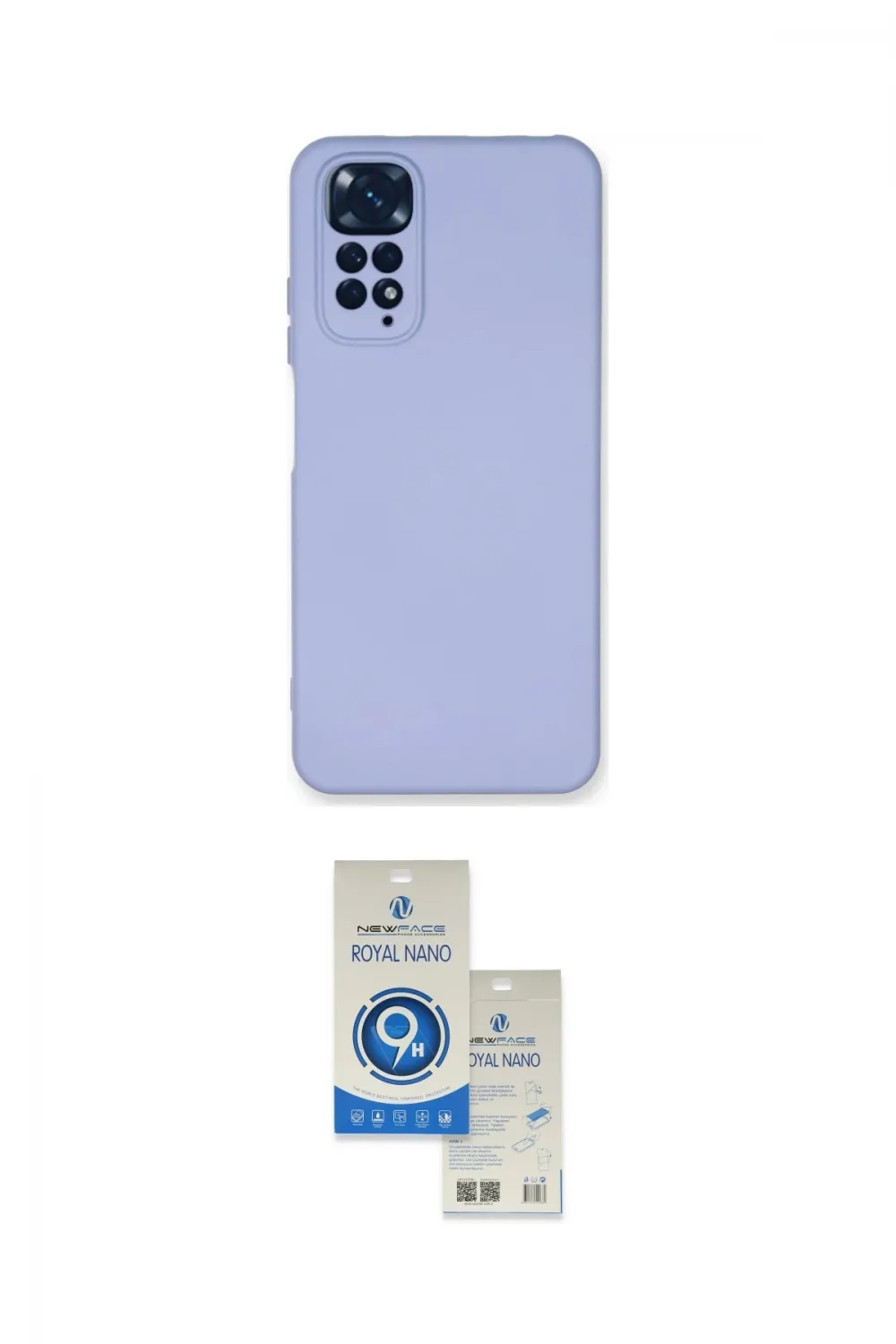 ieg™ Redmi Note 11 Kılıf Ahenk Serisi - Şeffaf Royal Nano Ekran Koruyucu