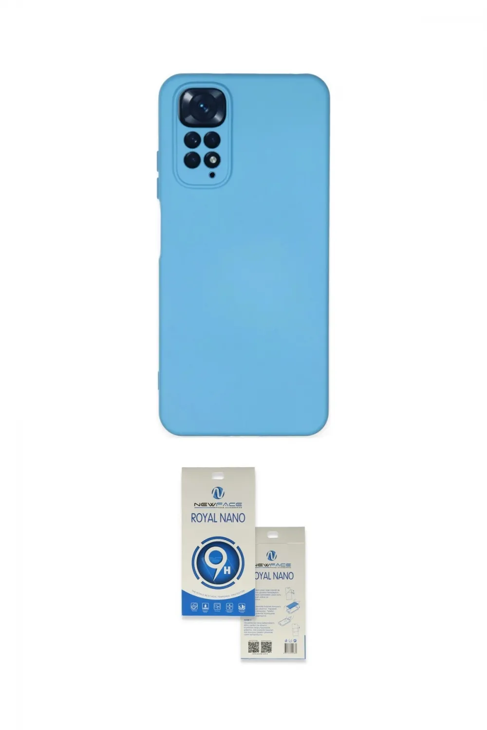 ieg™ Redmi Note 11 Kılıf Ahenk Serisi - Şeffaf Royal Nano Ekran Koruyucu