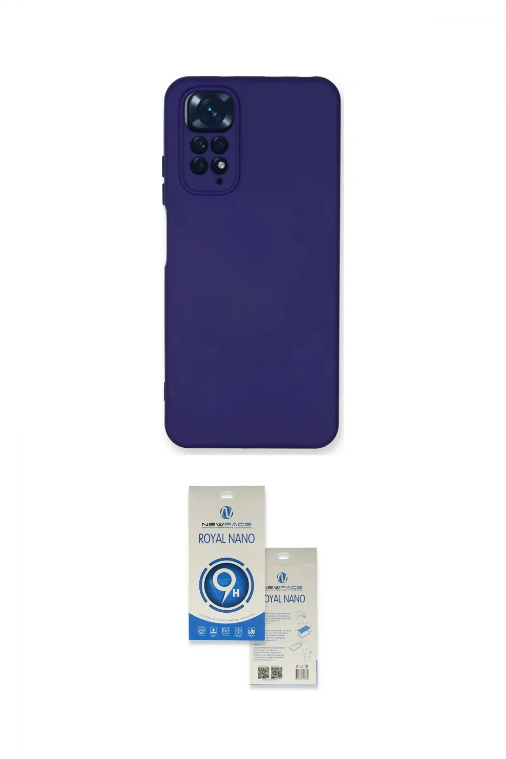 ieg™ Redmi Note 11 Kılıf Ahenk Serisi - Şeffaf Royal Nano Ekran Koruyucu
