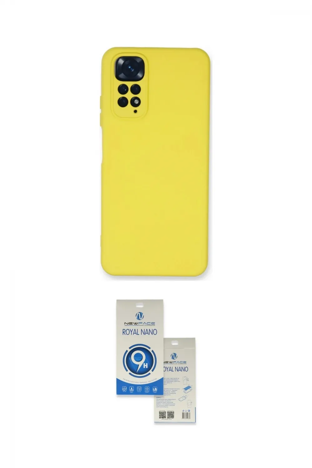 ieg™ Redmi Note 11 Kılıf Ahenk Serisi - Şeffaf Royal Nano Ekran Koruyucu