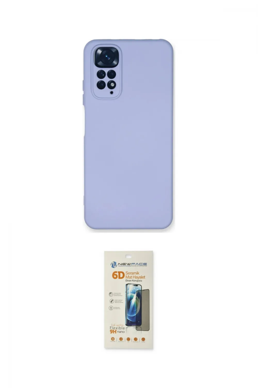 ieg™ Redmi Note 11 Kılıf Ahenk Serisi - Siyah 6D Mat Seramik Hayalet Nano Ekran Koruyucu