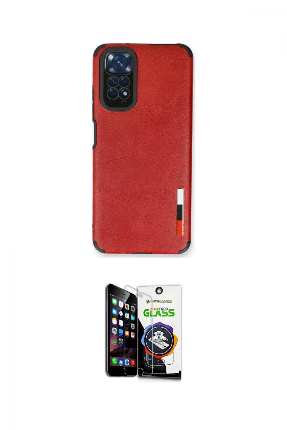 ieg™ Redmi Note 11 Kılıf Doruk Asil Koleksiyonu - Şeffaf Temperli Cam Ekran Koruyucu