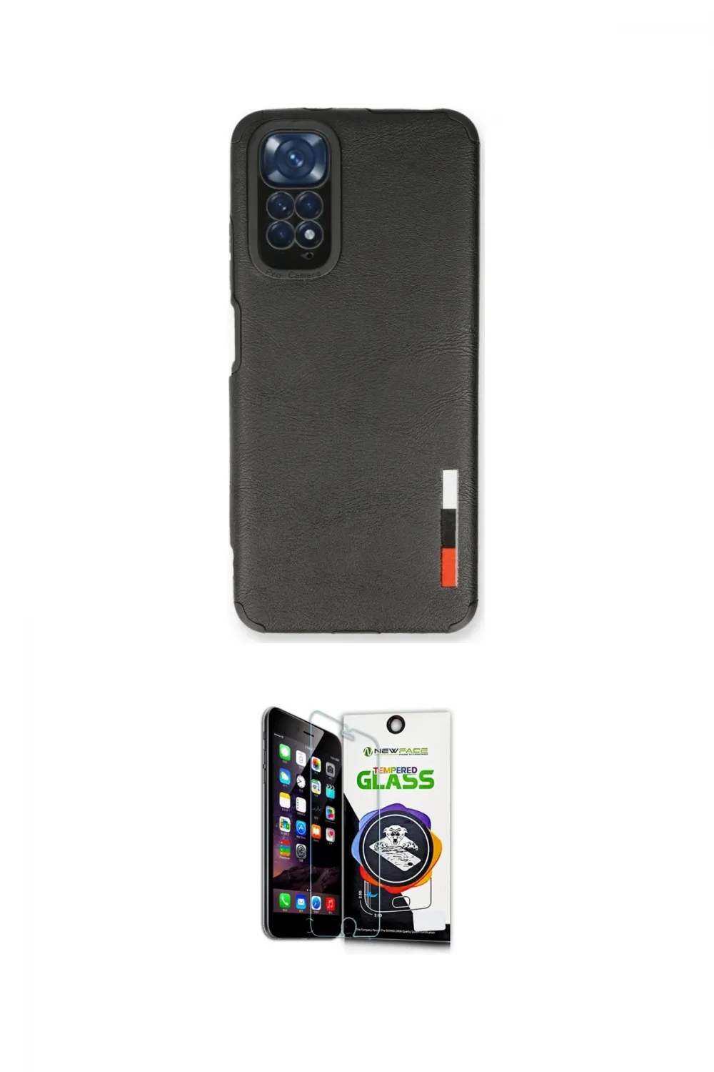ieg™ Redmi Note 11 Kılıf Doruk Asil Koleksiyonu - Şeffaf Temperli Cam Ekran Koruyucu